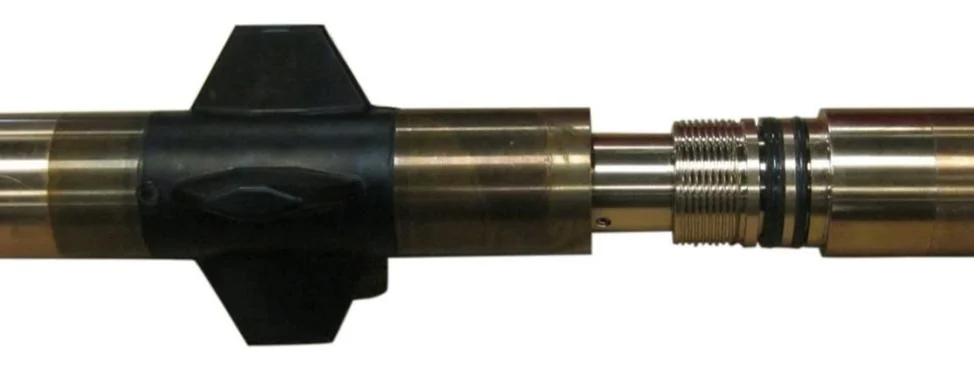 Detachable connection between telemetry modules