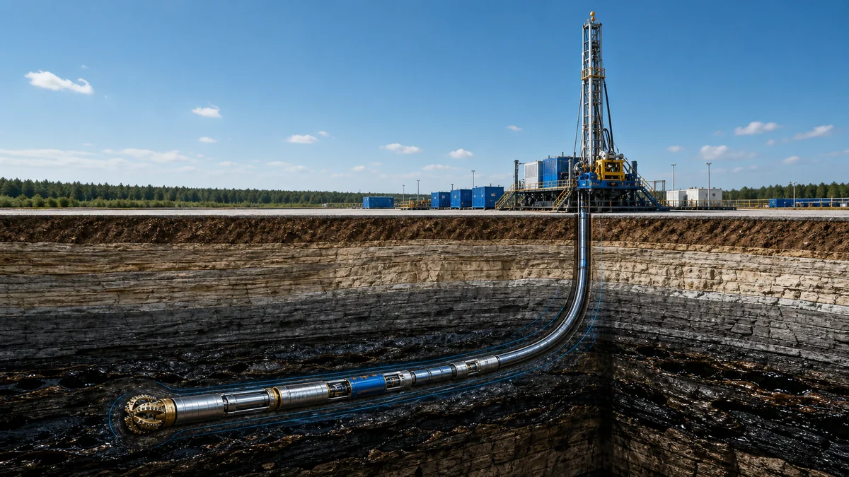 Illustration: Directional well
